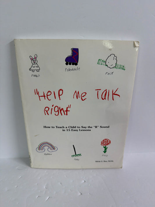Help Me Talk Right Gersten Weitz Publishers Pre-Owned Educator Resources