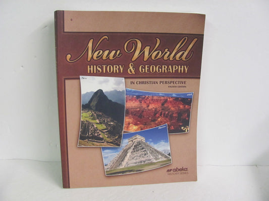 New World History Abeka Student Book Pre-Owned 6th Grade History Textbooks