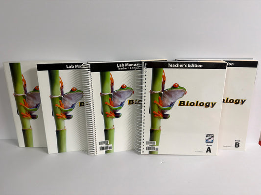 Biology BJU Press Set  Pre-Owned 10th Grade Science Textbooks