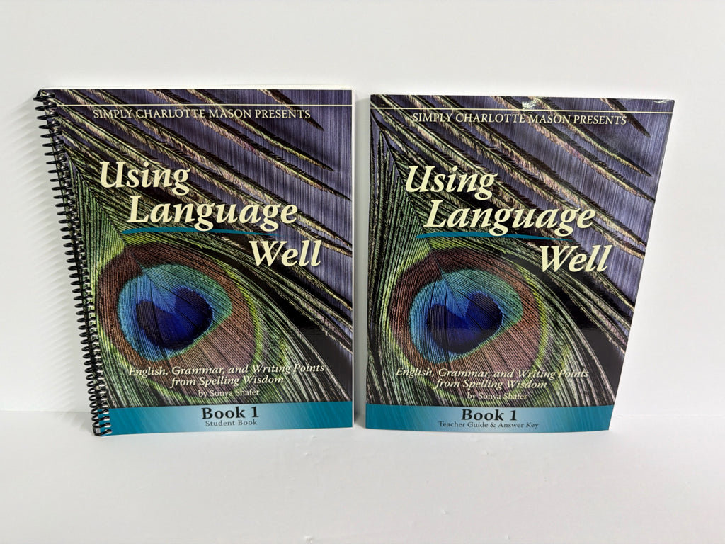 Using Language Well Charlotte Mason Teacher Guide  Pre-Owned Charlotte Mason
