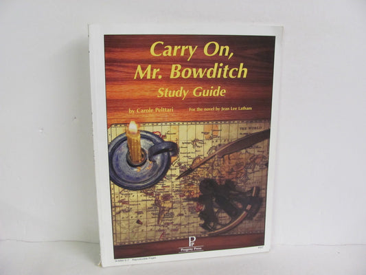 Carry On, Mr. Bowditch Progeny Press Guide  Pre-Owned Latham Fiction Books