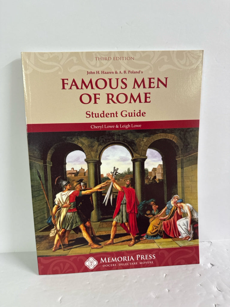 Famous Men of Rome Memoria Press Student Guide Pre-Owned Memoria Press