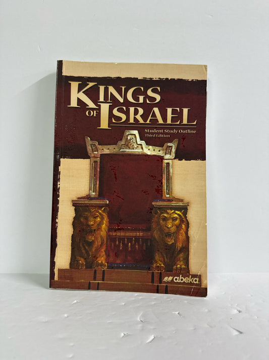 Kings of Israel Abeka Student Book Pre-Owned 9th Grade Bible Textbooks