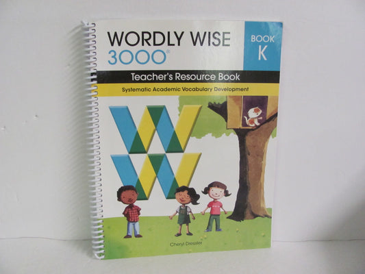 Wordly Wise 3000 EPS Teacher Resource Book Pre-Owned Spelling/Vocabulary Books