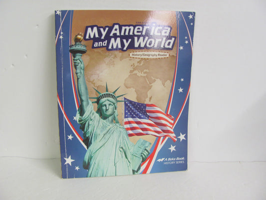 My America and My World Abeka Student Book Pre-Owned 1st Grade History Textbooks