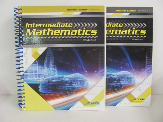 Intermediate Mathematics Abeka Teacher Edition  Pre-Owned Mathematics Textbooks