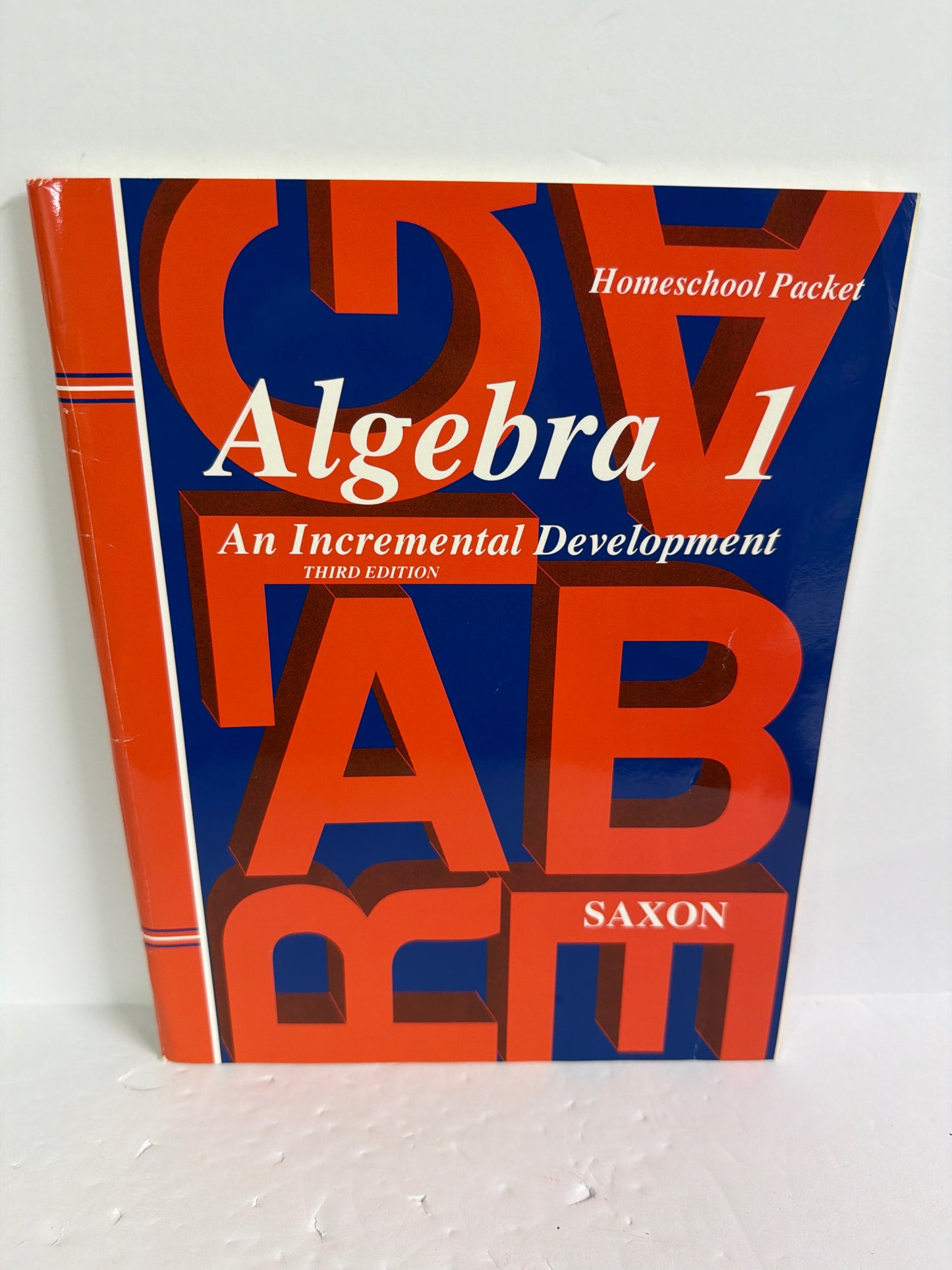 Algebra 1 Saxon Homeschool Packet Pre-Owned Saxon Mathematics Textbooks