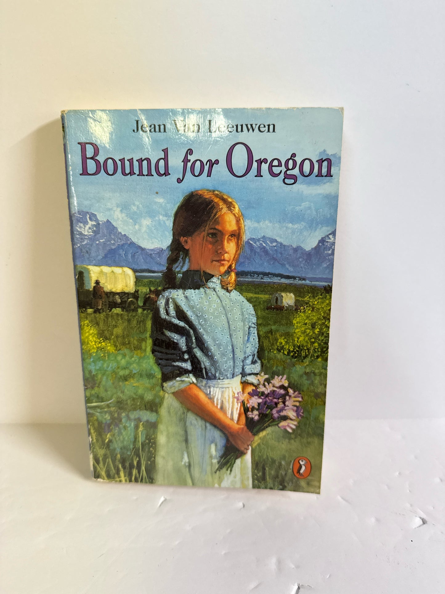 Bound for Oregon Puffin Books Pre-Owned Jean Van Leeuwen Fiction Books
