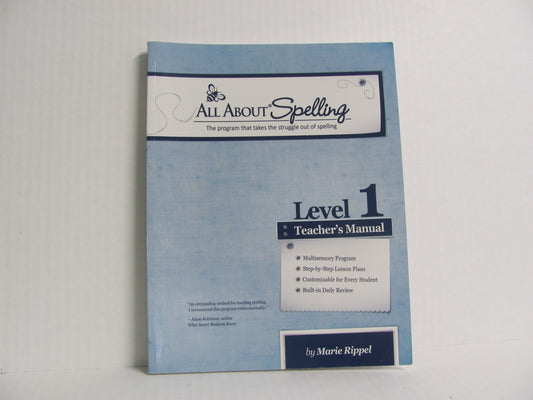 All About Spelling Level 1 All About Spelling Spelling/Vocabulary Books