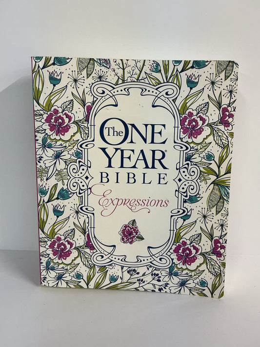 The One Year Bible Expressions Tyndale House Pre-Owned Bible Textbooks
