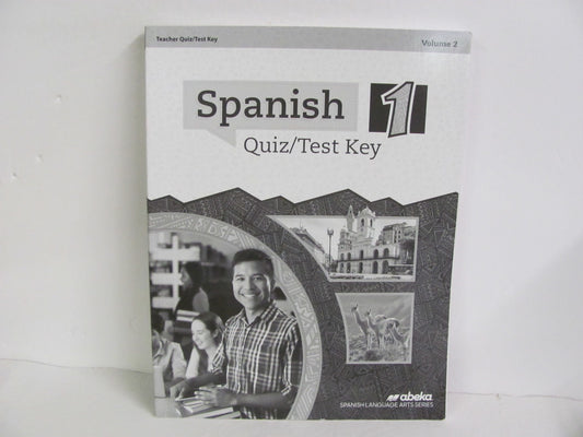 Spanish 1 Volume 2 Abeka Quiz/Test Key  Pre-Owned High School Spanish Books