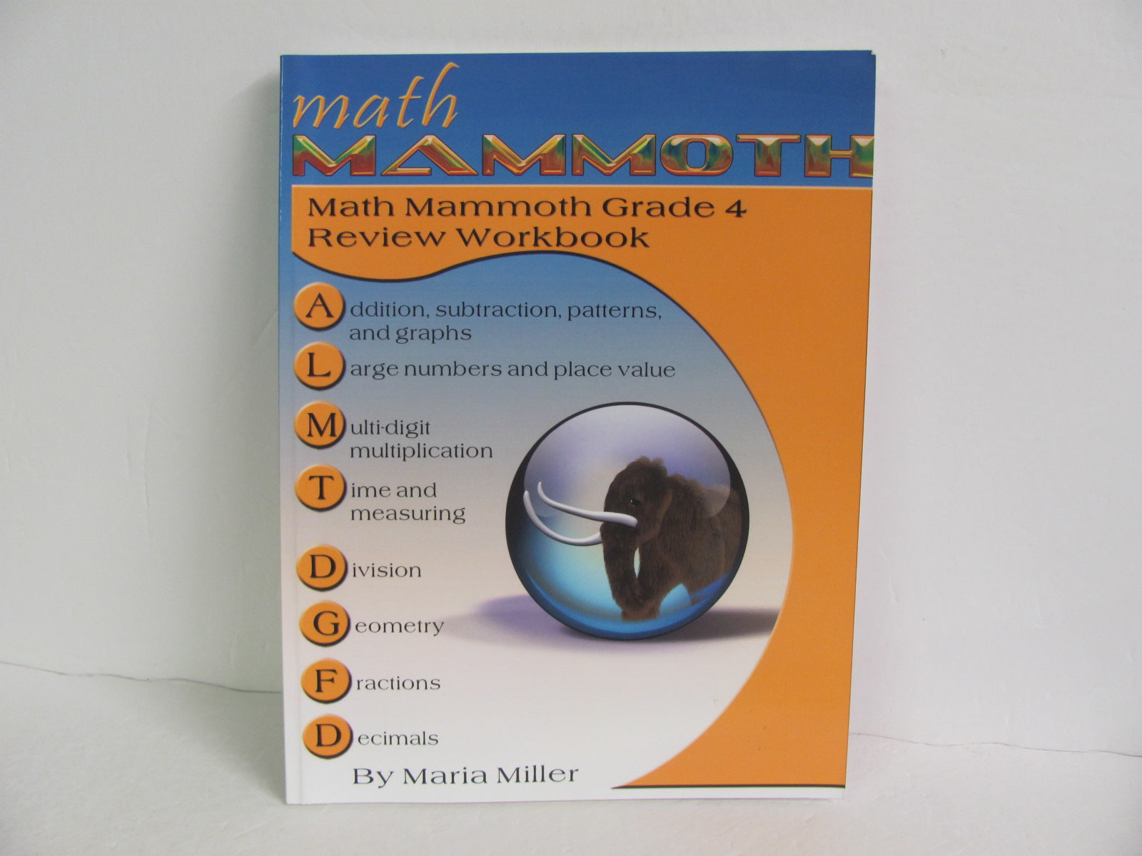Math Mammoth Workbook Pre-Owned Miller 4th Grade Mathematics Textbooks ...