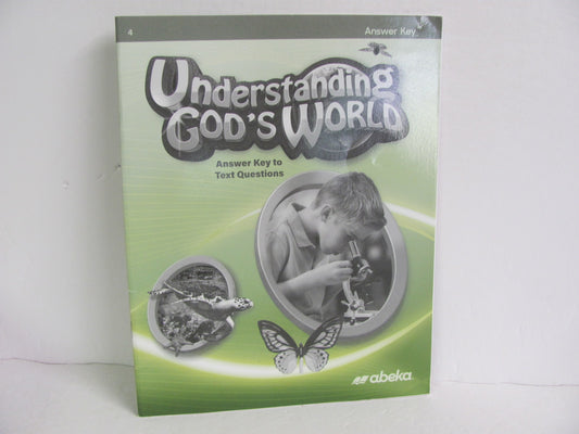 Understanding God's World Abeka Answer Key  Pre-Owned Science Textbooks