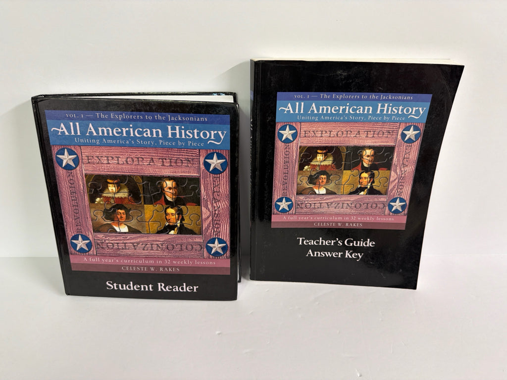 All American History Volume 1 Bright Ideas Set  Pre-Owned History Textbooks