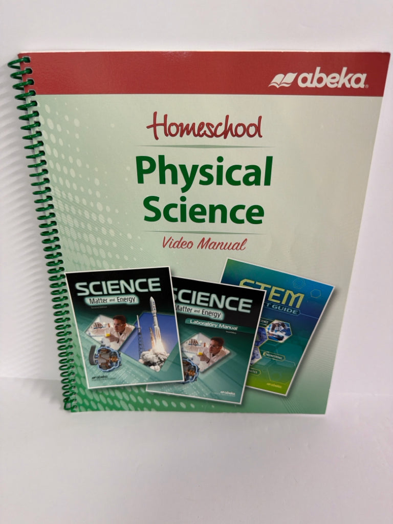 Physical Science Abeka Video Manual- Pre-Owned 9th Grade Educator Resources