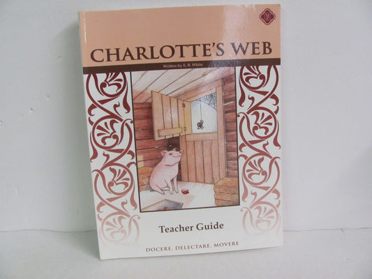 Charlotte's Web Memoria Press Teacher Guide  Pre-Owned White Fiction Books