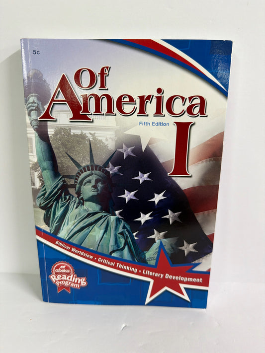 Of America 1 Abeka Reader  Pre-Owned 5th Grade Reading Textbooks
