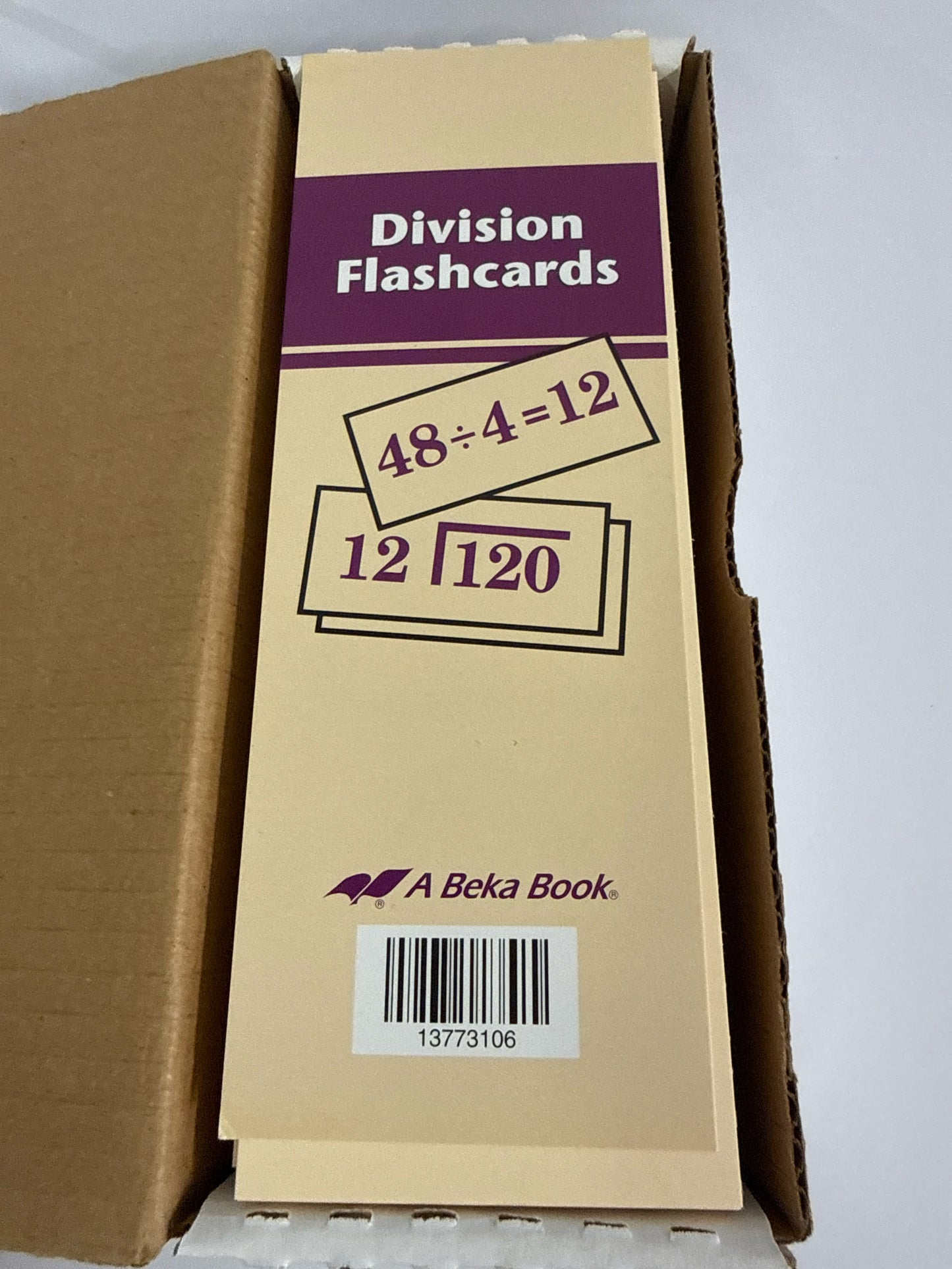 Division Flashcards Abeka Flashcards Pre-Owned Elementary Mathematics Textbooks