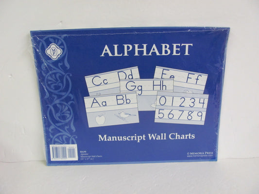 Alphabet Manuscript Wall Charts Memoria Press Pre-Owned Language Textbooks