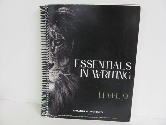 Essentials in Writing 9 Student Book Pre-Owned Stephens Creative Writing Books