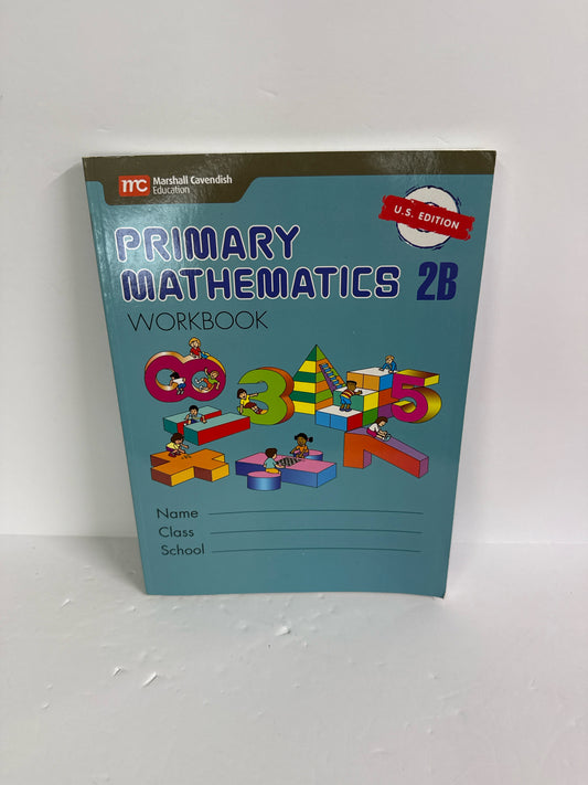 Primary Mathematics 2B Singapore Workbook  Pre-Owned Mathematics Textbooks