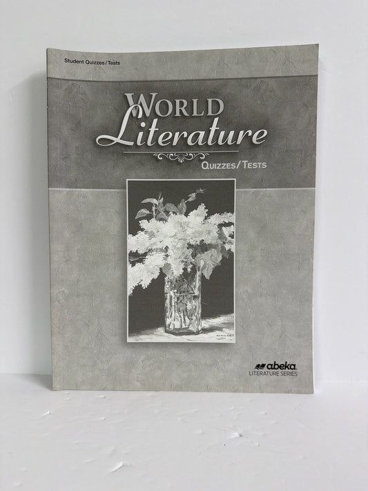 World Literature Abeka Quizzes/Tests  Pre-Owned Language Arts