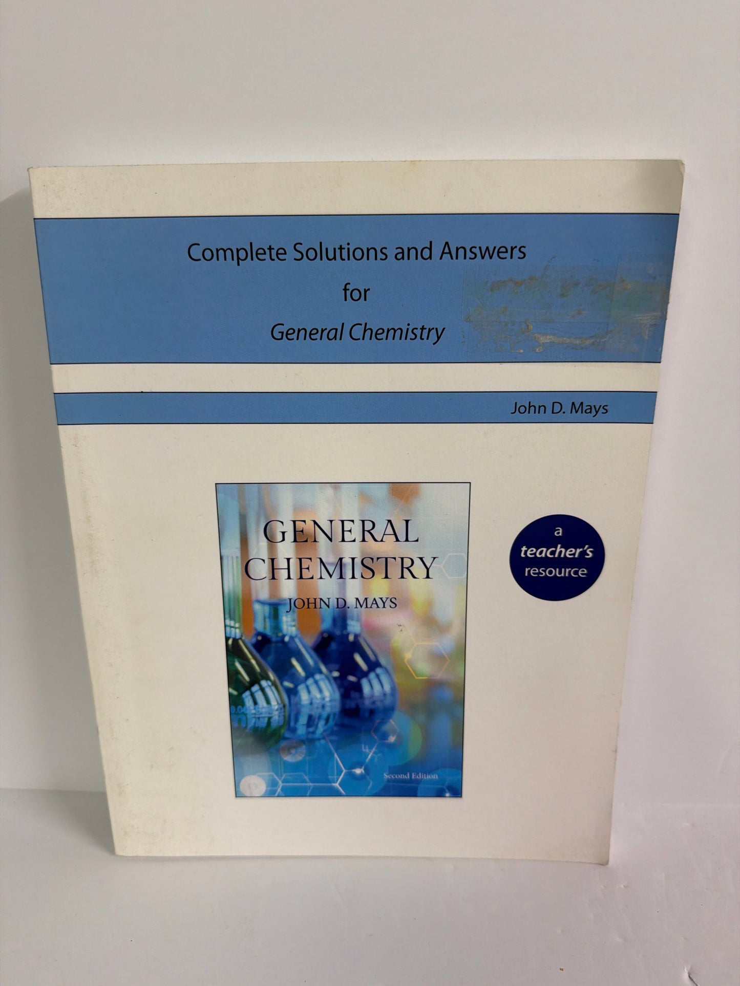 General Chemistry Novare Solutions  Pre-Owned John D. Mays Science Textbooks