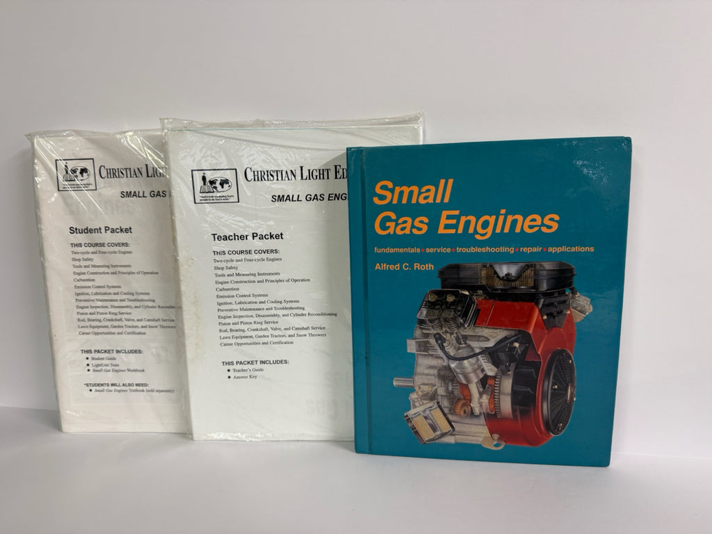 Small Gas Engines Christian Light Set  Pre-Owned High School Electives Books