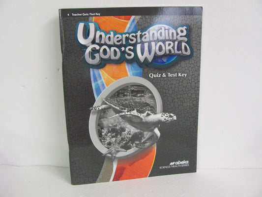 Understanding God's World Abeka Quiz/Test Key  Pre-Owned Science Textbooks