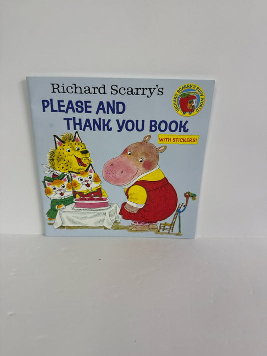 Please and Thank You Book Richard Scarry Random House Paperback Books