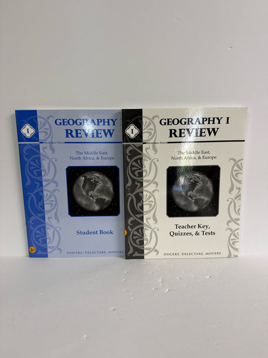 Geography I Review Memoria Press Set  Pre-Owned 4th Grade Memoria Press