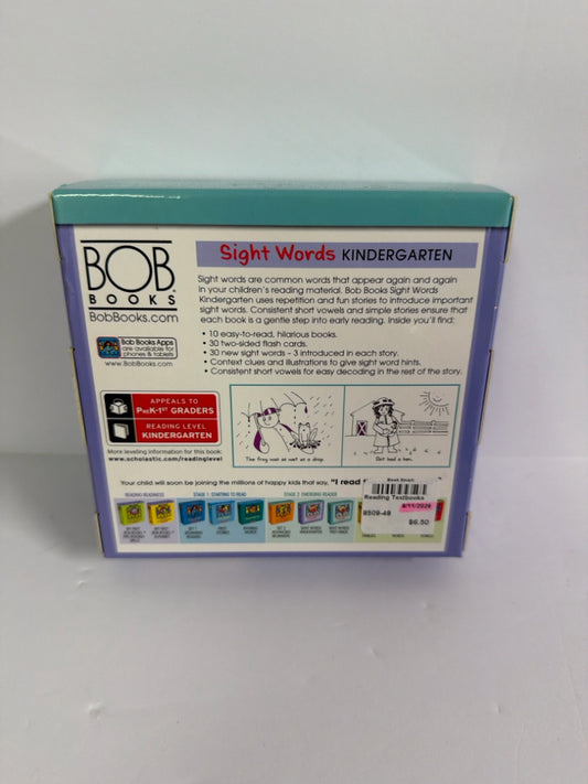 Sight Words Bob Books Set  Pre-Owned Kindergarten Reading Textbooks