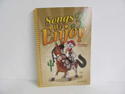 Songs We Enjoy 3 Abeka Student Book Pre-Owned 3rd Grade Music Education Books