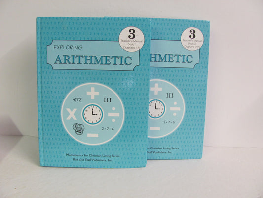 Exploring Arithmetic Rod & Staff Set  Pre-Owned 3rd Grade Mathematics Textbooks