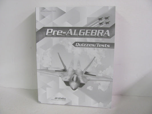 Pre Algebra Abeka Quizzes/Tests  Pre-Owned 8th Grade Mathematics Textbooks