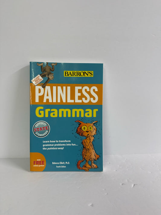 Painless Grammar Barrons Pre-Owned Rebecca Elliott, Ph.D. Language Textbooks