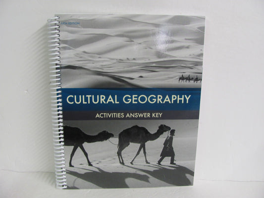 Cultural Geography BJU Press Activity Key Pre-Owned 9th Grade History Textbooks