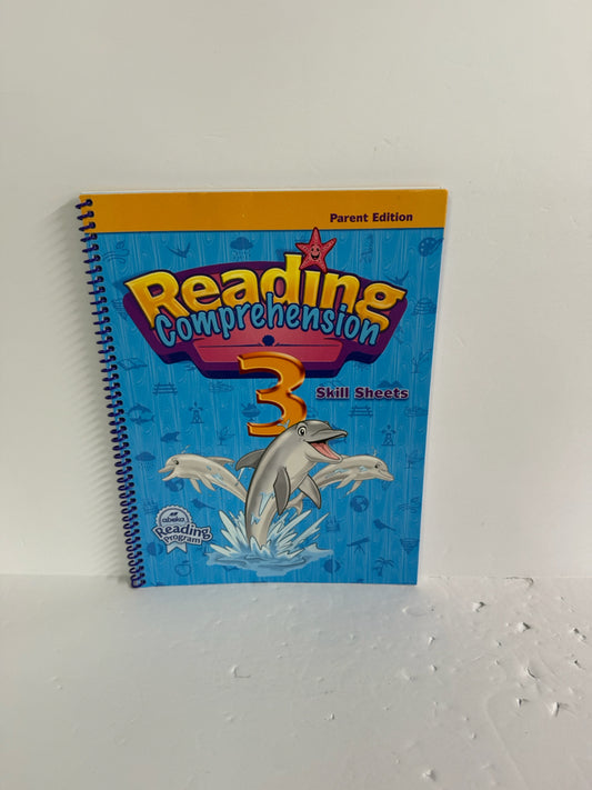 Reading Comprehension 3 Abeka Parent Edition  Pre-Owned Reading Textbooks