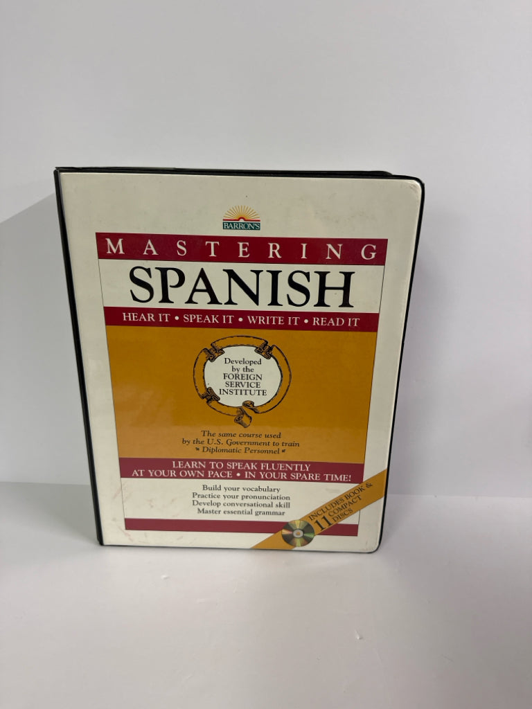 Mastering Spanish Barrons Set  Pre-Owned Spanish