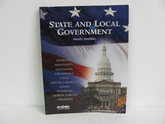 State and Local Government Abeka Study Guide - Pre-Owned History Textbooks
