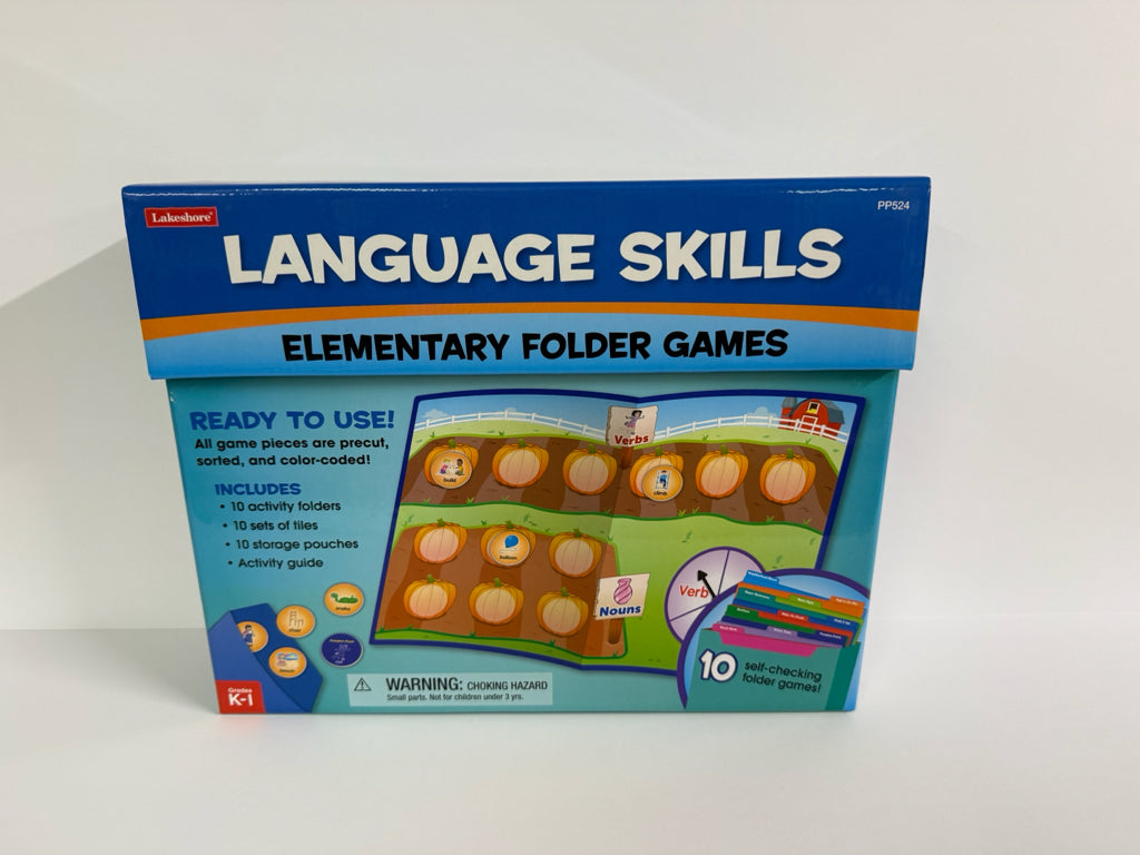 Lanugage Skills Lakeshore Game  Pre-Owned Kindergarten Early Learning