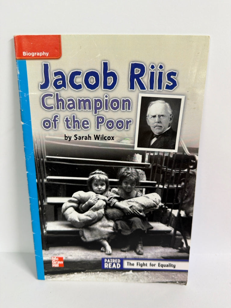 Jacob Riis Champion of the Poor McGraw-Hill Reader Pre-Owned Reading Textbooks