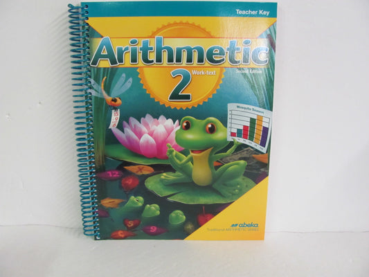 Arithmetic 2 Abeka Teacher Key  Pre-Owned 2nd Grade Mathematics Textbooks