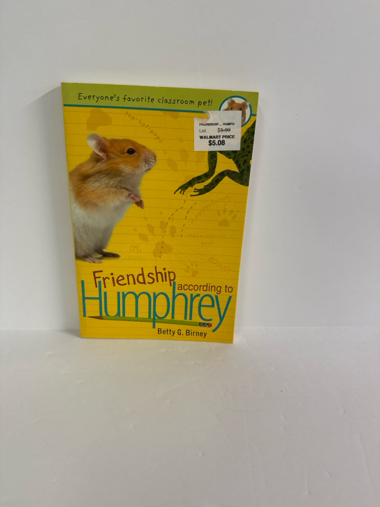 Friendship according to Humphr Birney Puffin Juvenile Books
