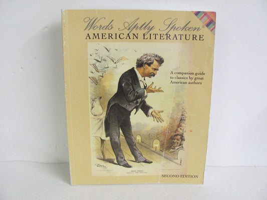 Words Aptly Spoken American Literat Pre-Owned Classical Conversations