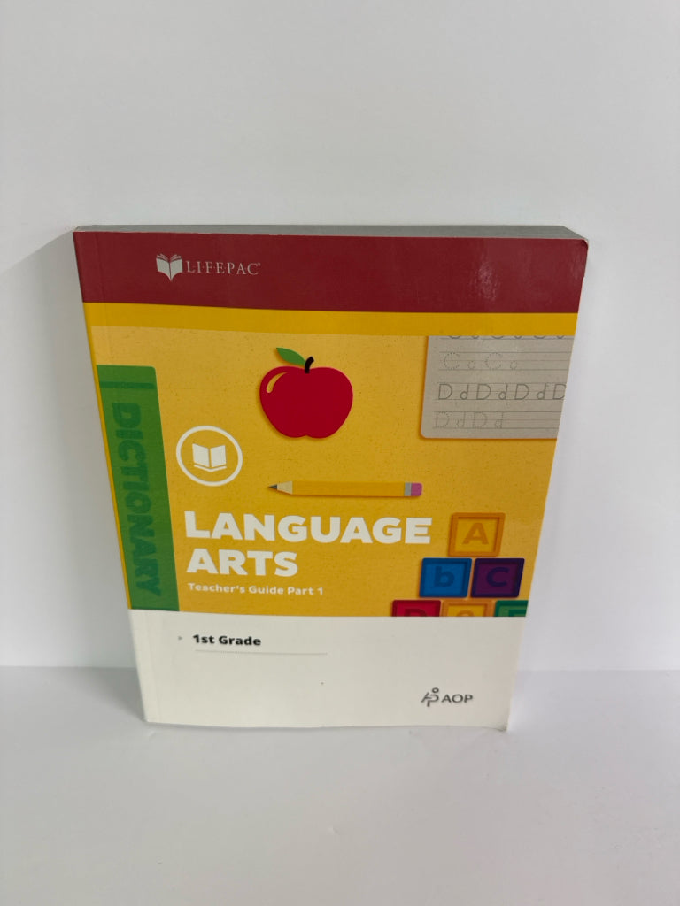 Language Arts Alpha Omega Teacher Guide  Pre-Owned 1st Grade Language Textbooks