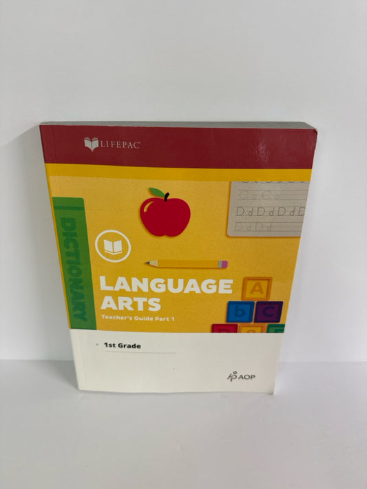 Language Arts Alpha Omega Teacher Guide  Pre-Owned 1st Grade Language Textbooks