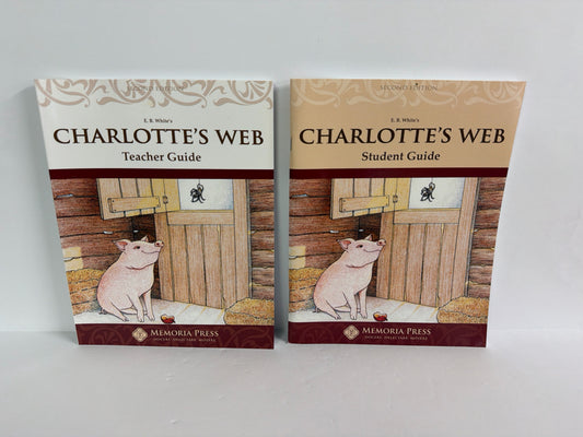 Charlotte's Web Memoria Press Set  Pre-Owned 3rd Grade Memoria Press