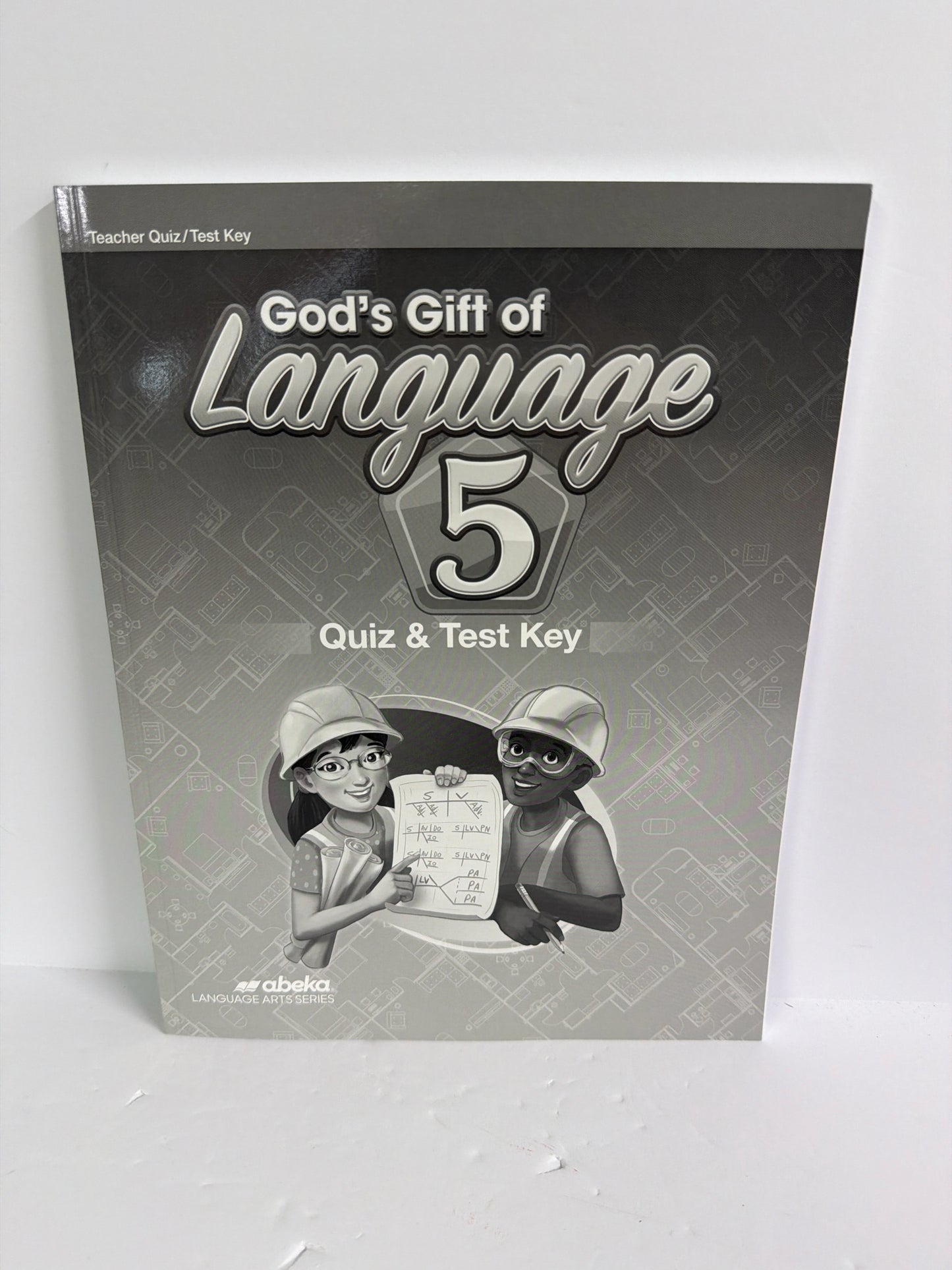 God's Gift of Language 5 Abeka Quiz/Test Key  Pre-Owned Language Textbooks