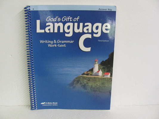 Language C Abeka Answer Key  Pre-Owned 6th Grade Language Textbooks